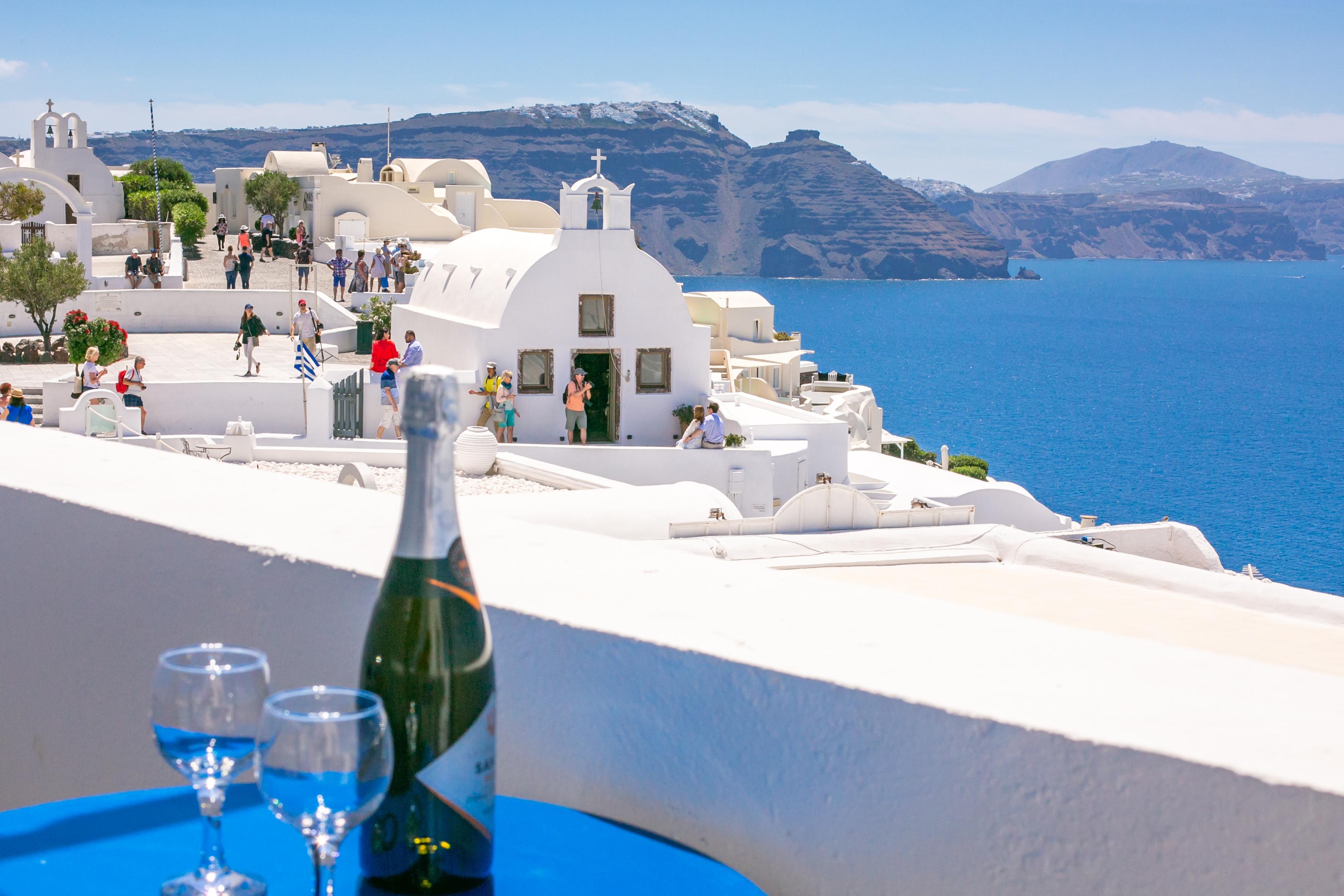 Stelios Rooms Oia  Bagian luar foto